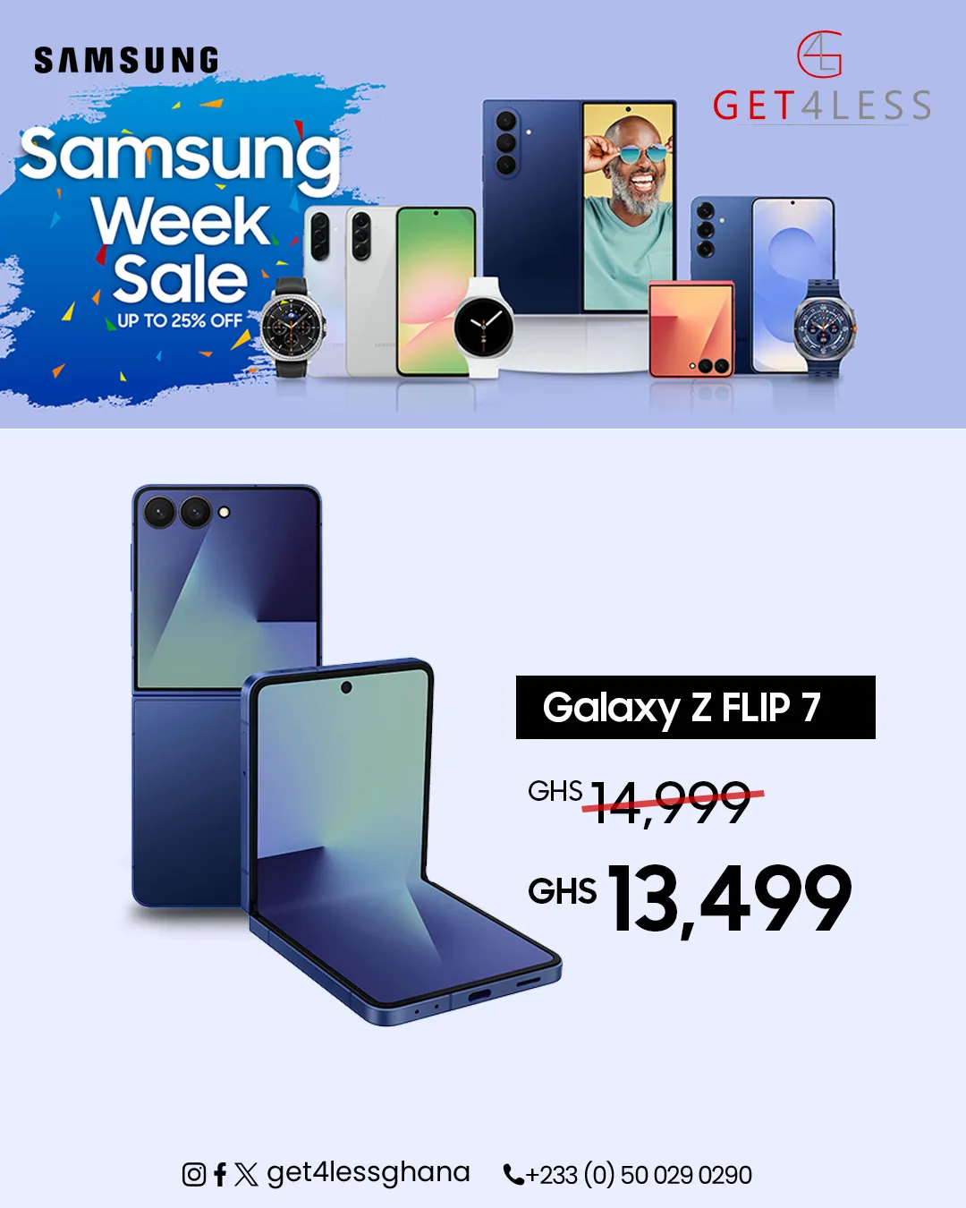🔥 Get4less Ghana | Samsung Promo – Smart Deals Await! 🇬🇭📦