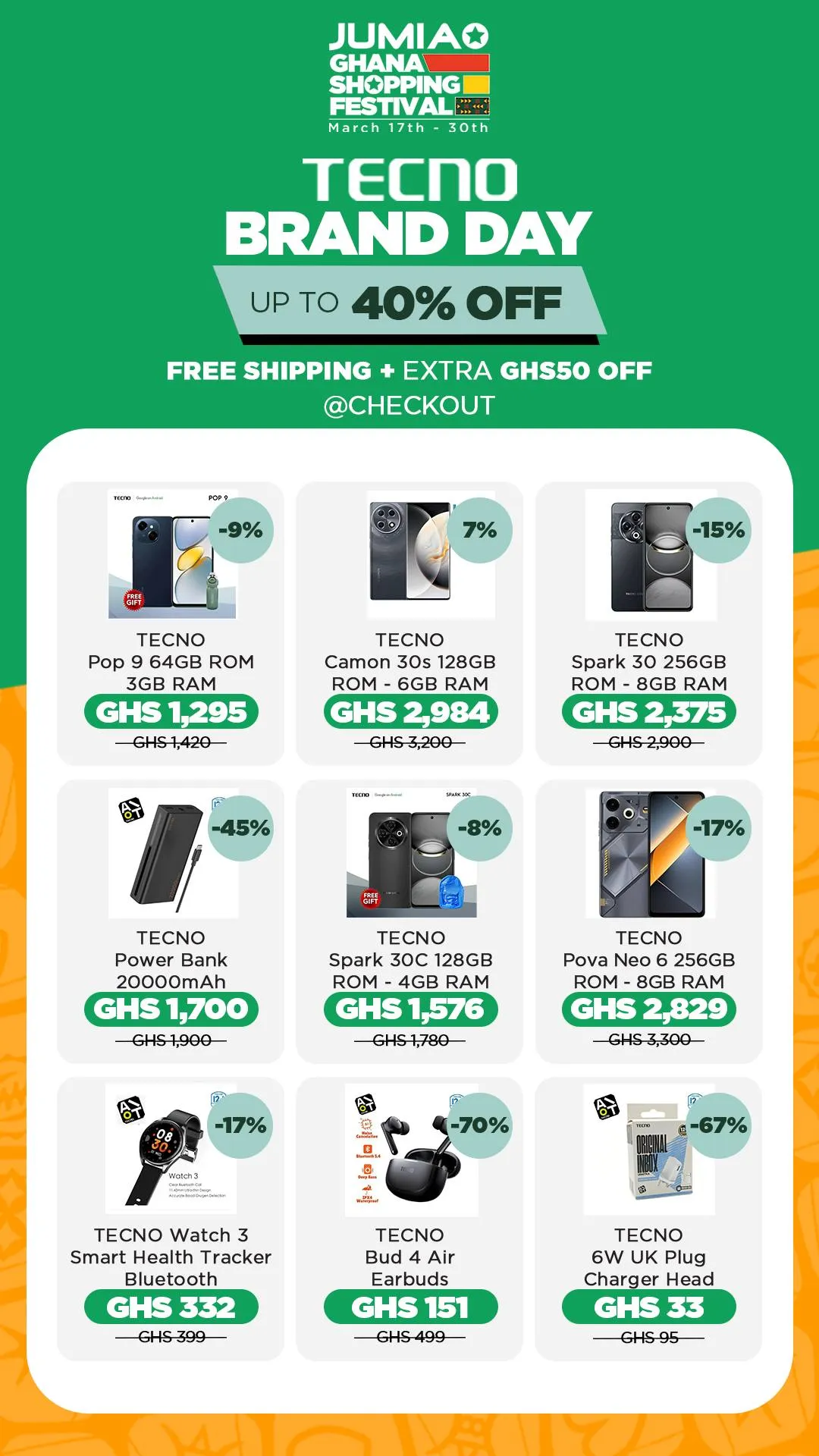 🎉 Great News: Jumia GH 30% Off Extended! 🛍️
