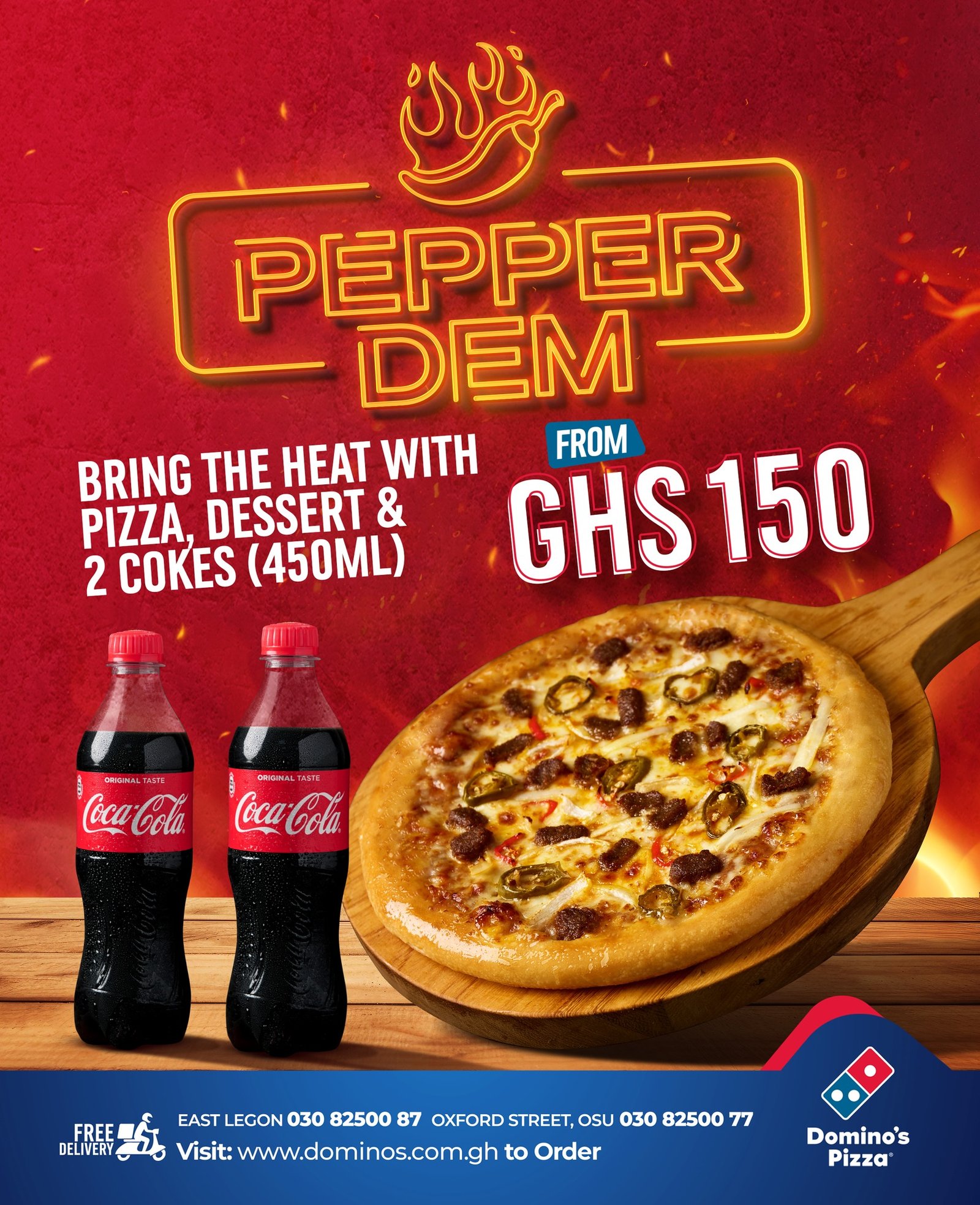 🍕 Domino's Pizza Pepe Dem Promo! 🔥