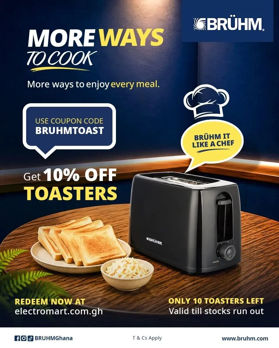 Electromart Ghana Bruhm deals 10% Off