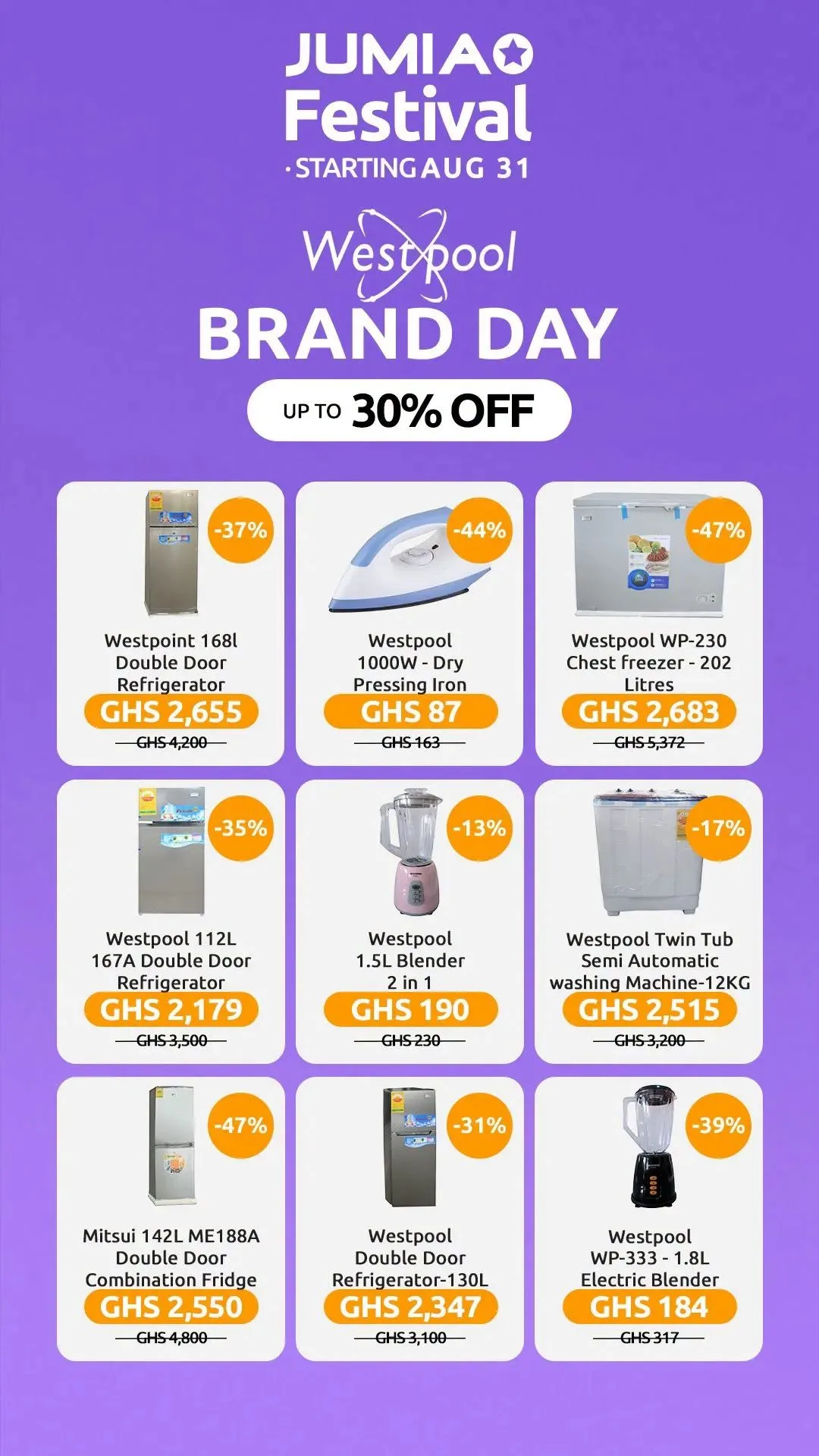 Jumia Ghana Festival Promo 31.08-13
