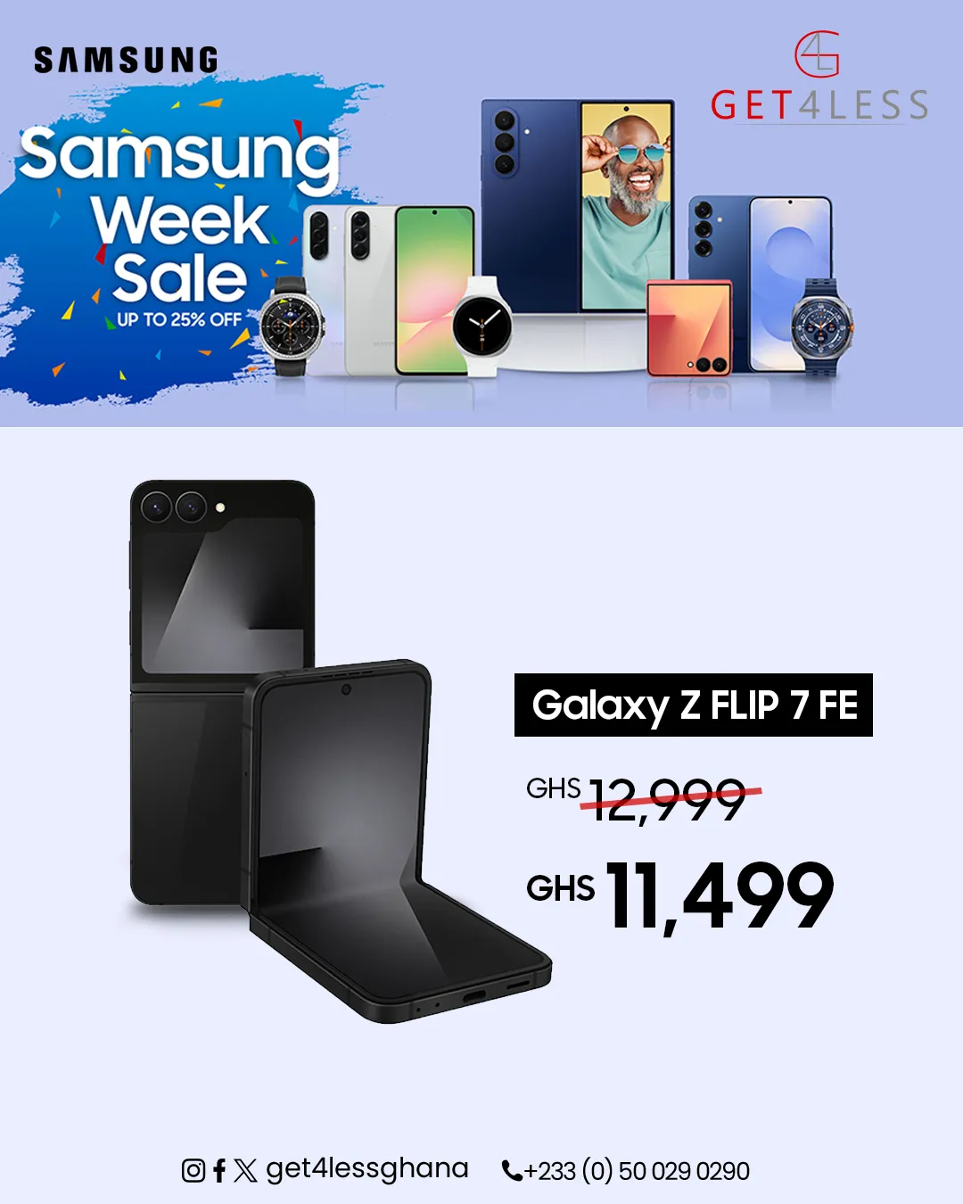 🔥 Get4less Ghana | Samsung Promo – Smart Deals Await! 🇬🇭📦