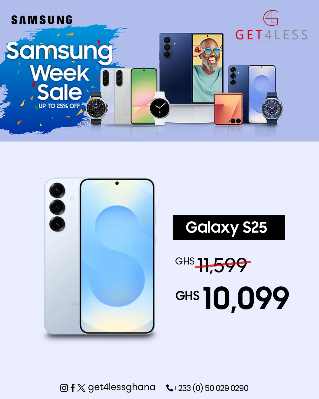 🔥 Get4less Ghana | Samsung Promo – Smart Deals Await! 🇬🇭📦