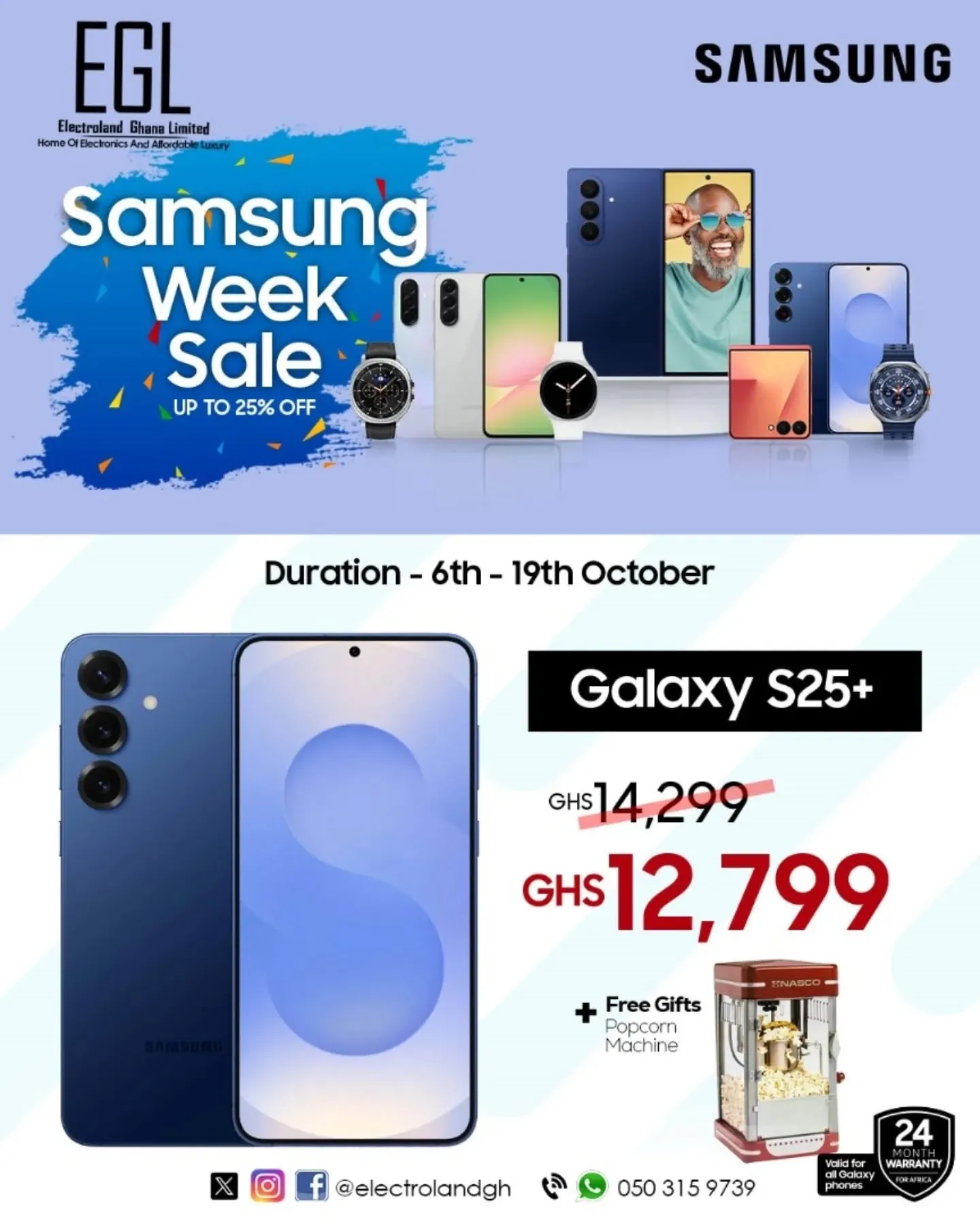 🔥 Electroland Ghana | October Samsung Deals You Can’t Miss! 🇬🇭💸