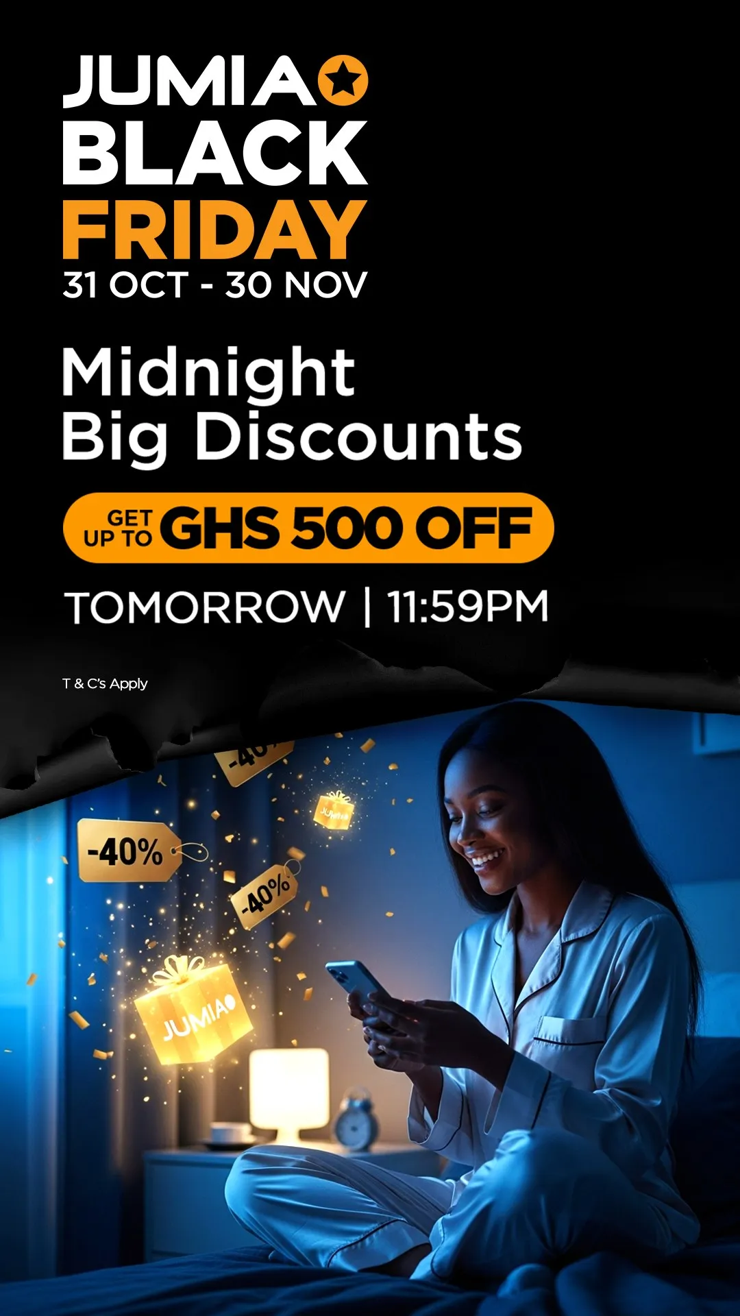 JUMIA Ghana Black Friday 🎁 Deals 31 Oct–30 Nov 2025 🔥