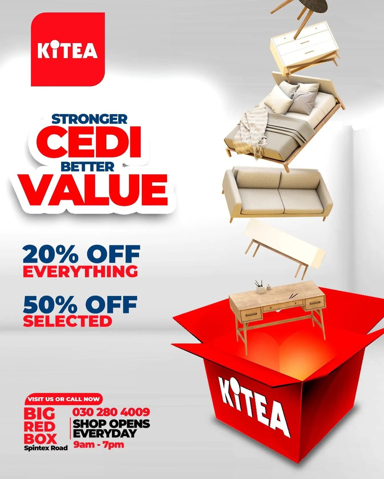 💪 STRONGER CEDI, BETTER VALUE – KiTEA Mega Sale! 🛒🔥