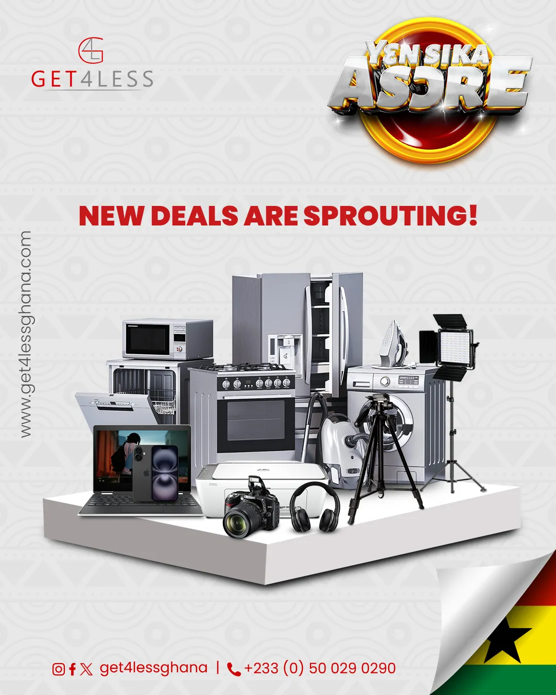 🎉 Yen Sika Asore Promo | Get4less Ghana's Ultimate Savings Deal 🛍️