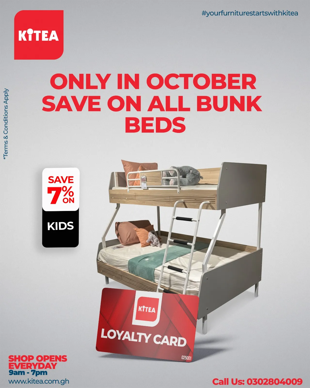 🍂 Kitea | October Promo & Flyers – Style at Smart Prices! 🛋️GH