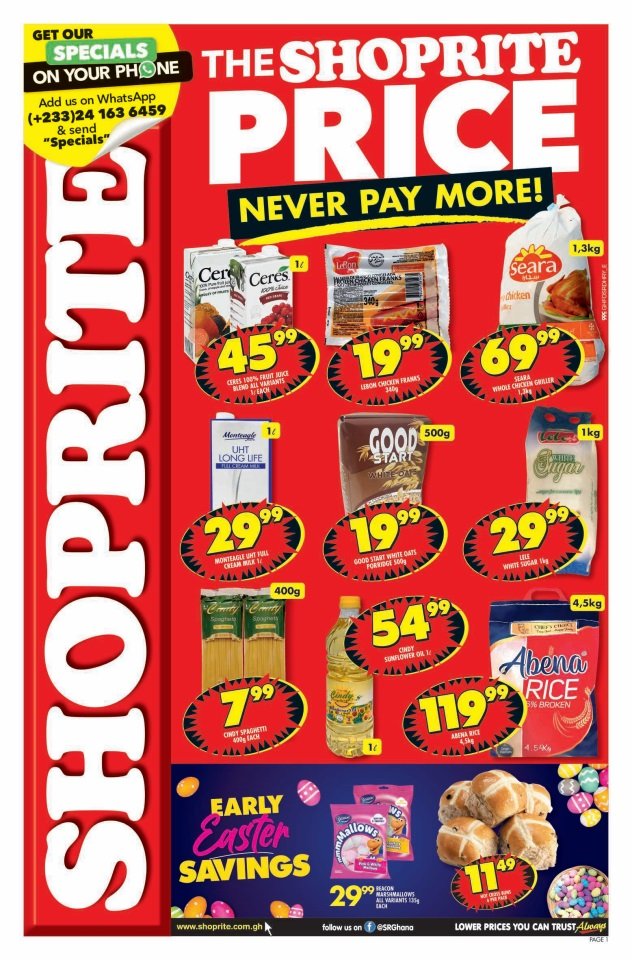 🍏 Fresh Savings Await: Shoprite Ghana Leaflets! 🛒