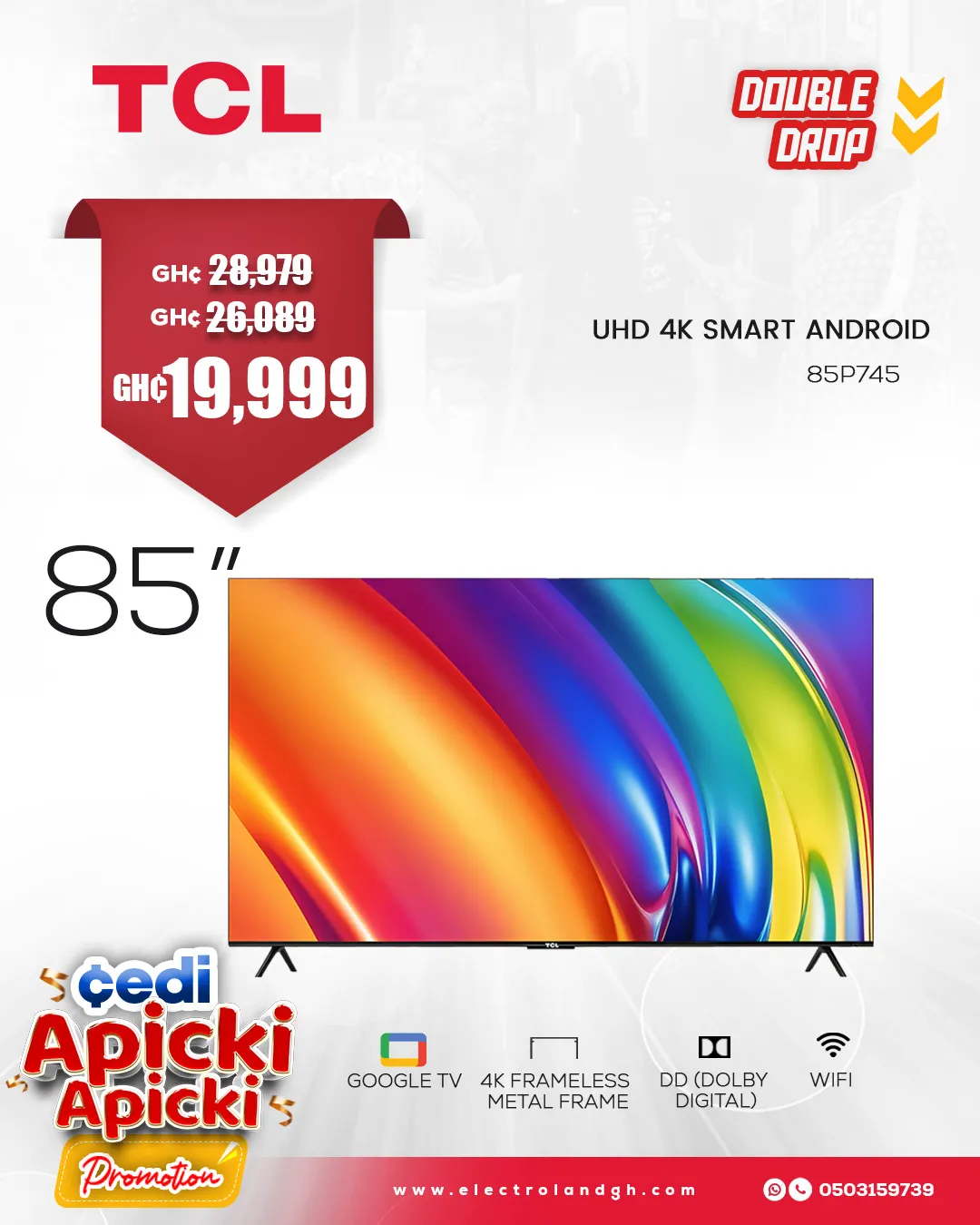 📺 TCL Electronics Promo | Big Deals @ Electroland Ghana 🎉