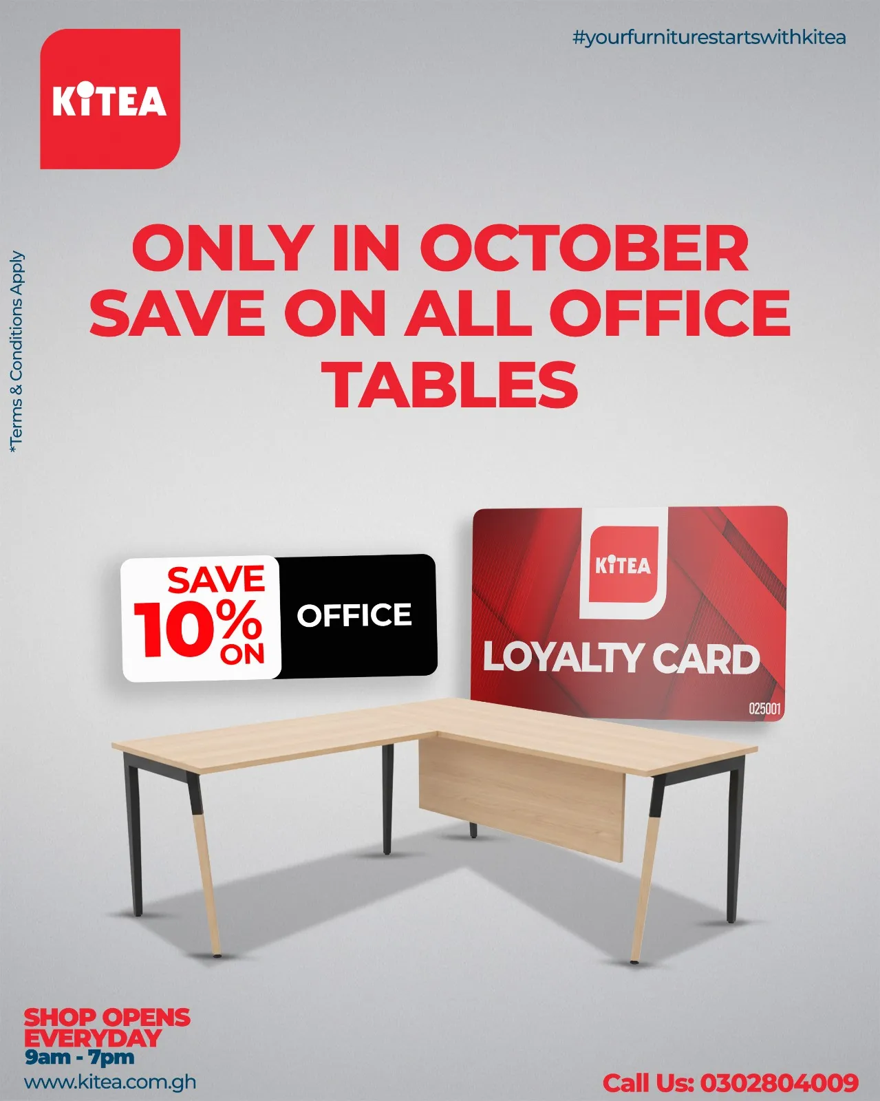 🍂 Kitea | October Promo & Flyers – Style at Smart Prices! 🛋️GH