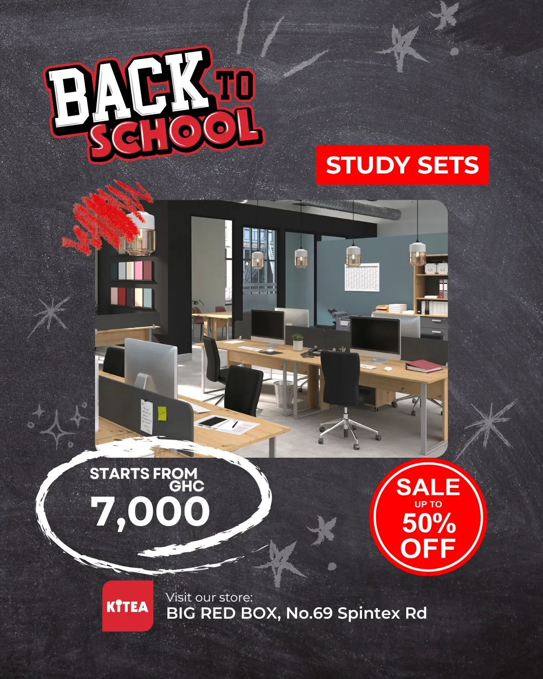 📚 Kitea Back to School Promo | 🪑 Smart Style for Student Life!