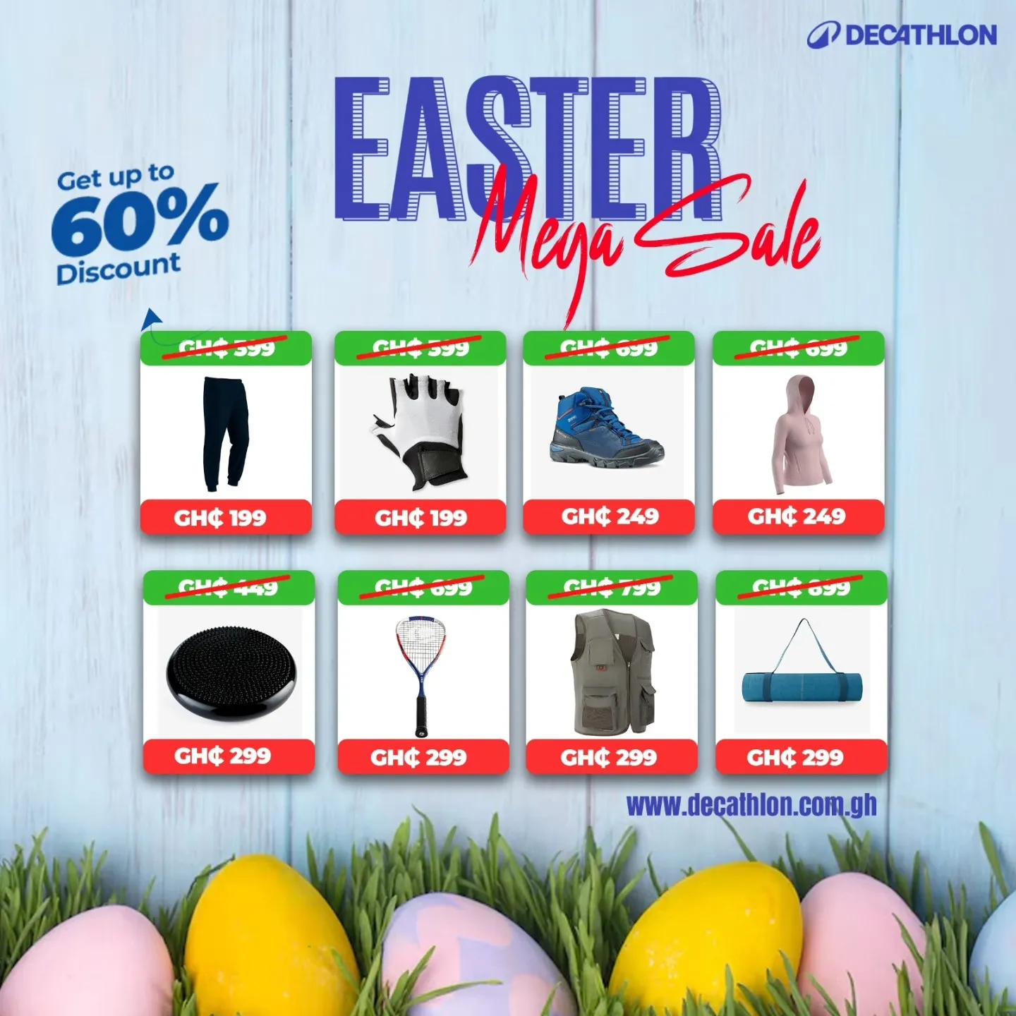 🚴Decathlon Ghana Leaflets - Easter Mega Sale!🐣 🏷️