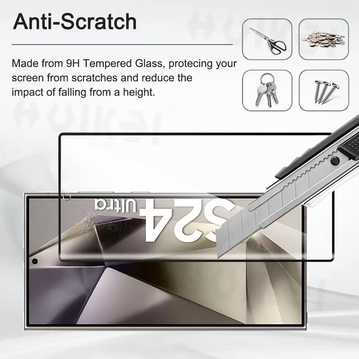🛡️ 3-Pack Samsung Screen Protectors | 💎 Full HD, Anti-Scratch, Tempered Glass
