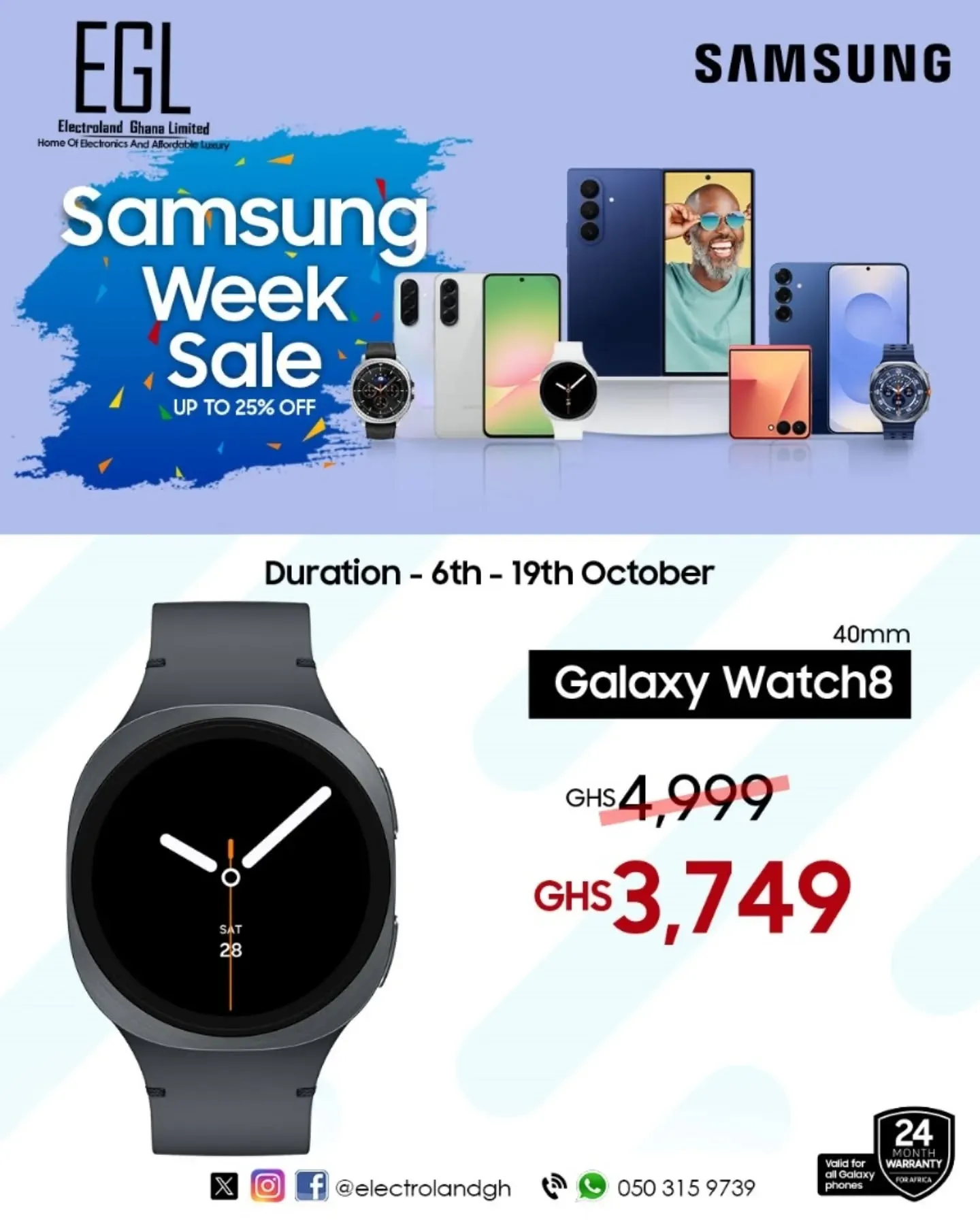 🔥 Electroland Ghana | October Samsung Deals You Can’t Miss! 🇬🇭💸
