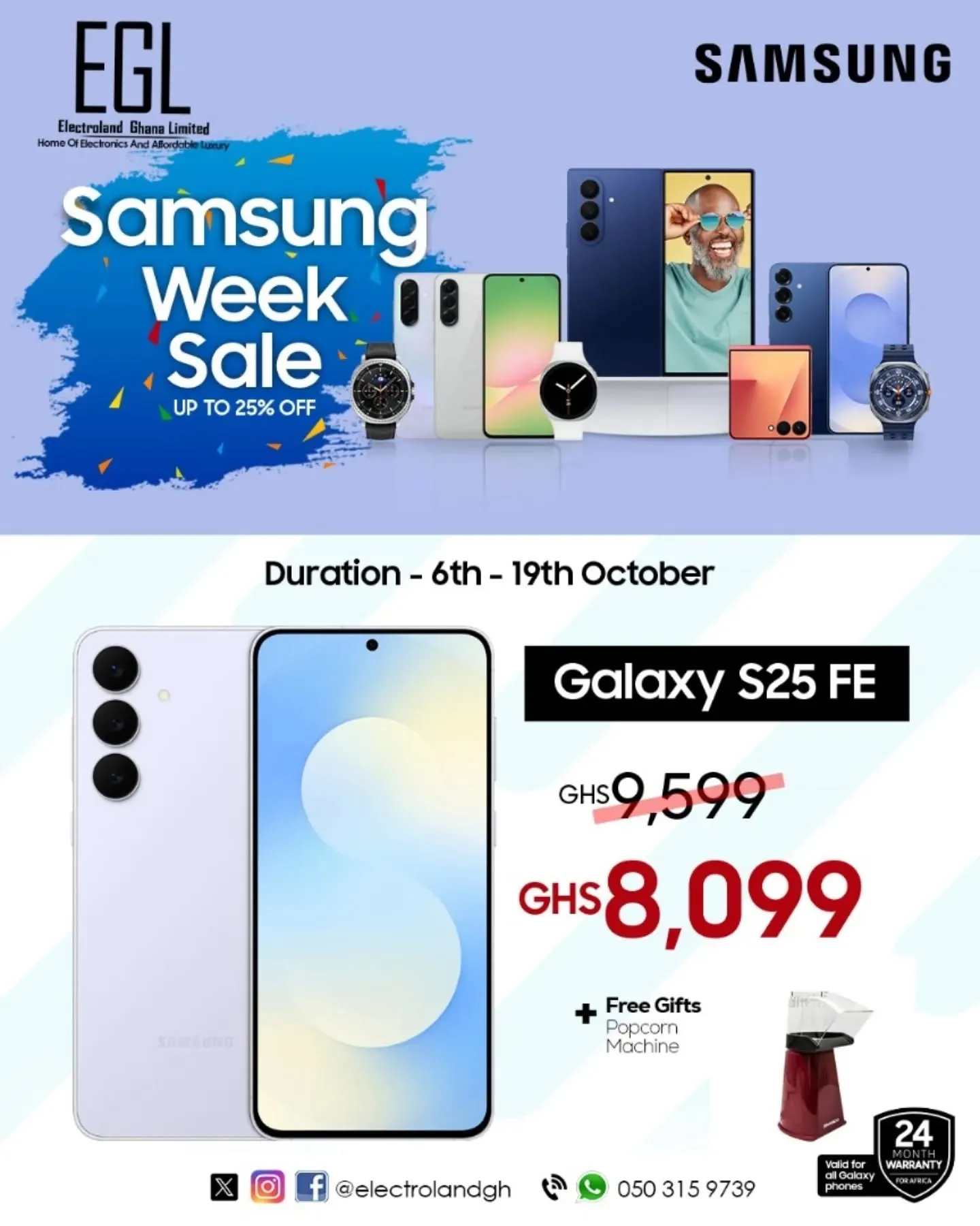 🔥 Electroland Ghana | October Samsung Deals You Can’t Miss! 🇬🇭💸