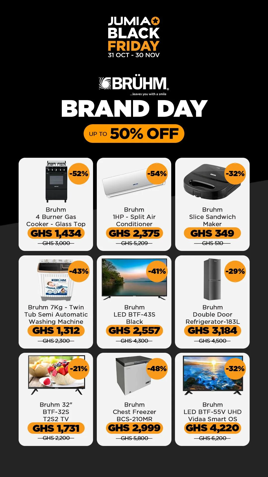 JUMIA Ghana Black Friday 🎁 Deals 31 Oct–30 Nov 2025 🔥