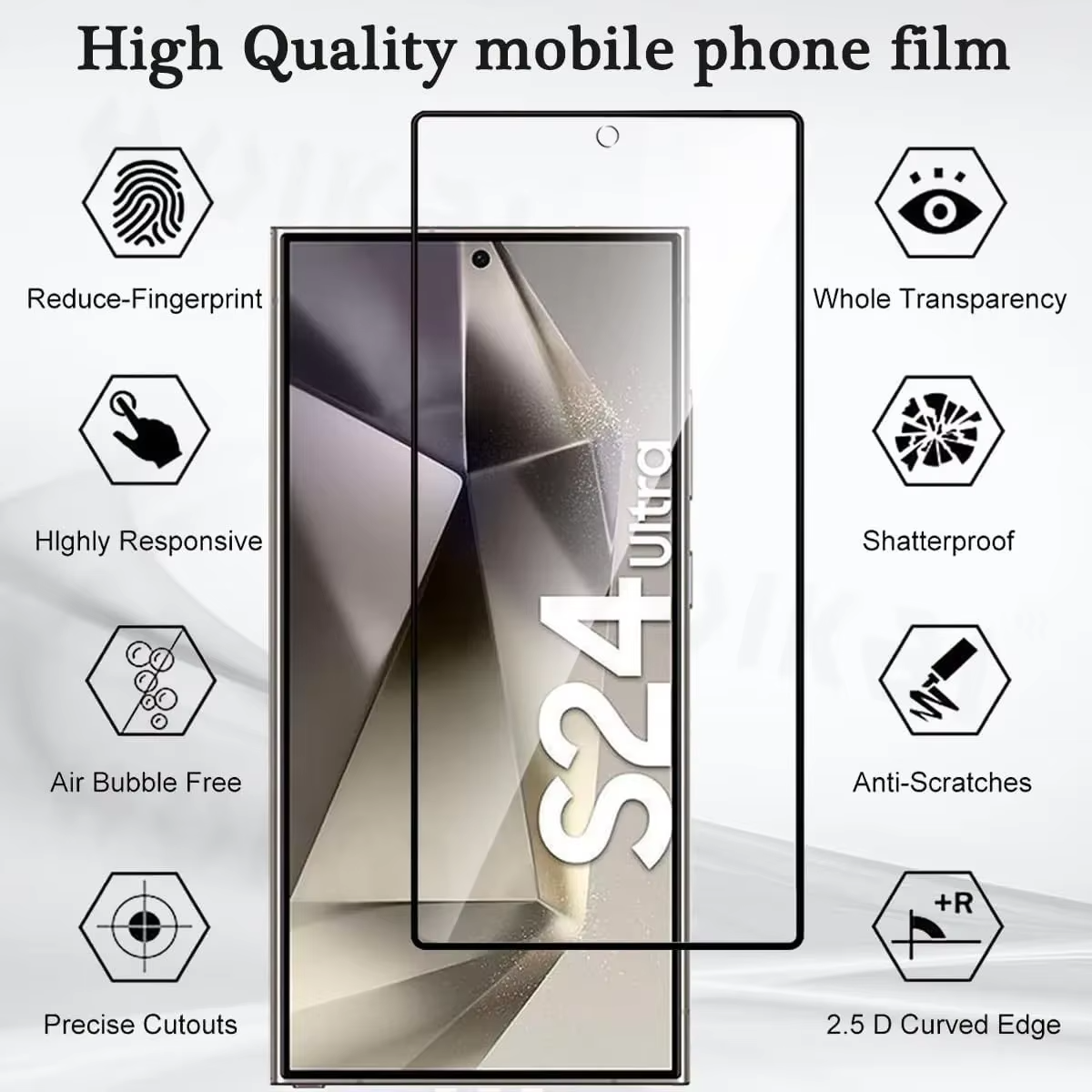 🛡️ 3-Pack Samsung Screen Protectors | 💎 Full HD, Anti-Scratch, Tempered Glass
