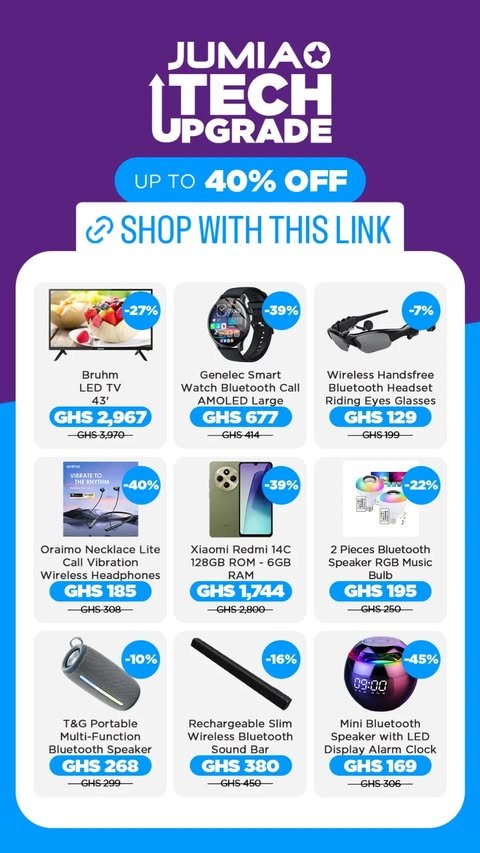 🚀 Jumia Tech Upgrades Promo – Exclusive Discounts & Coupons Await! 🛍️✨