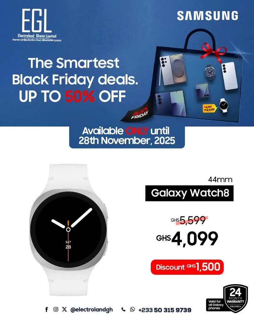⚡Electroland Ghana 🔥 Smart Black Friday Deals – Up to 50%