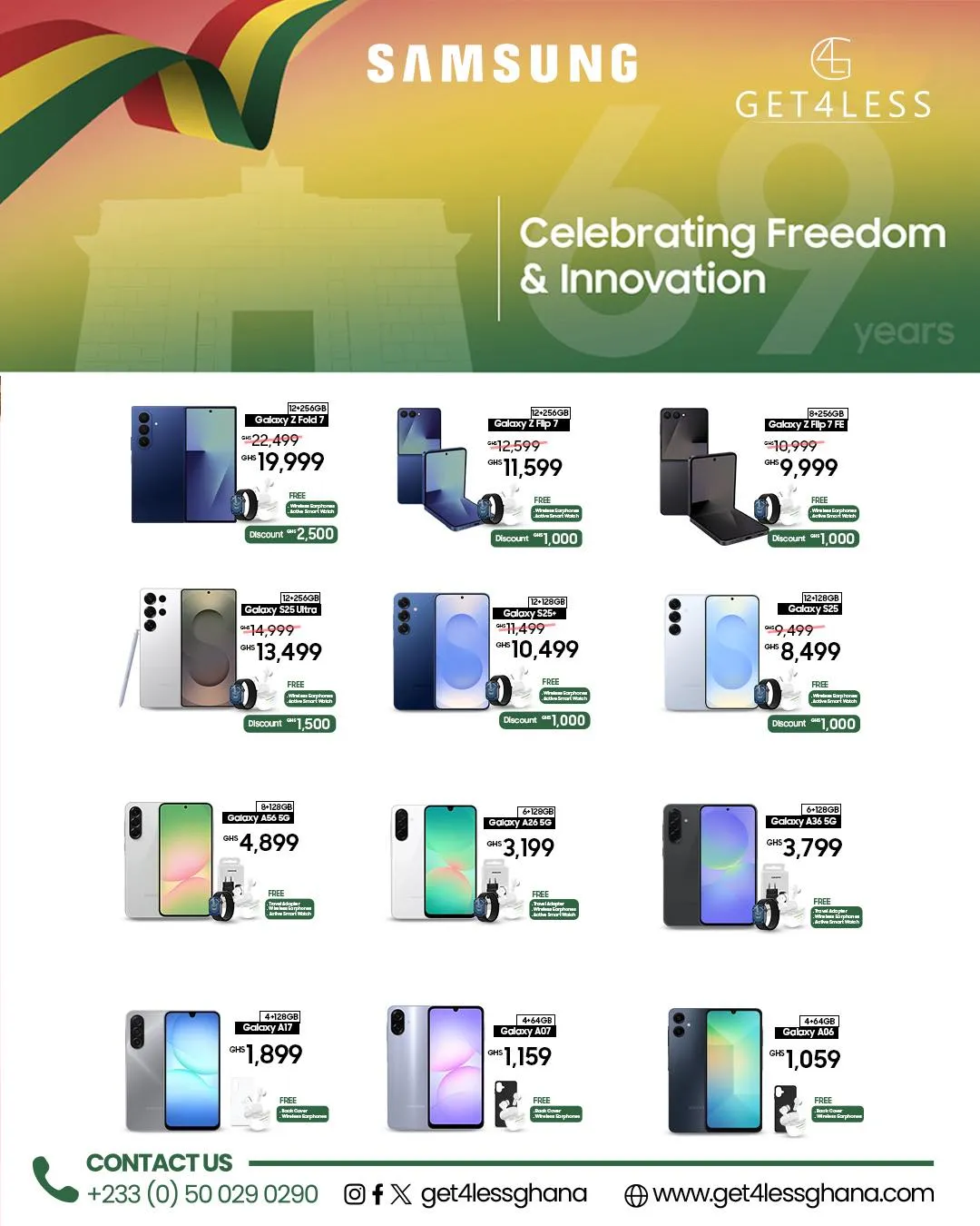 🇬🇭 Get4Less Ghana Independence Day | Celebration Deals 🎉