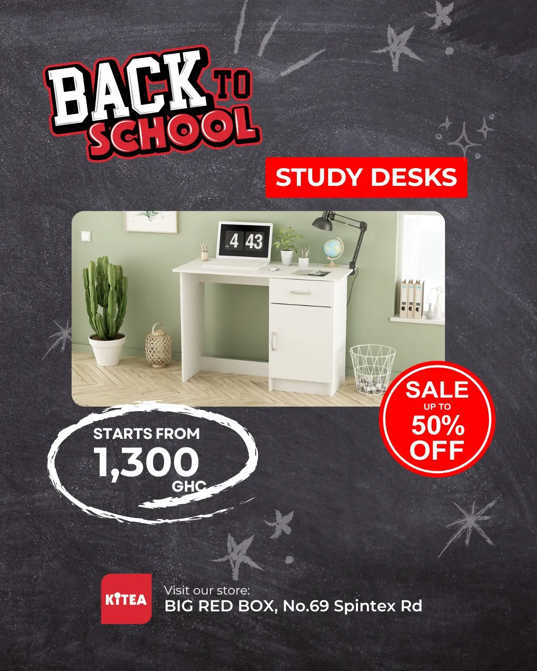 📚 Kitea Back to School Promo | 🪑 Smart Style for Student Life!