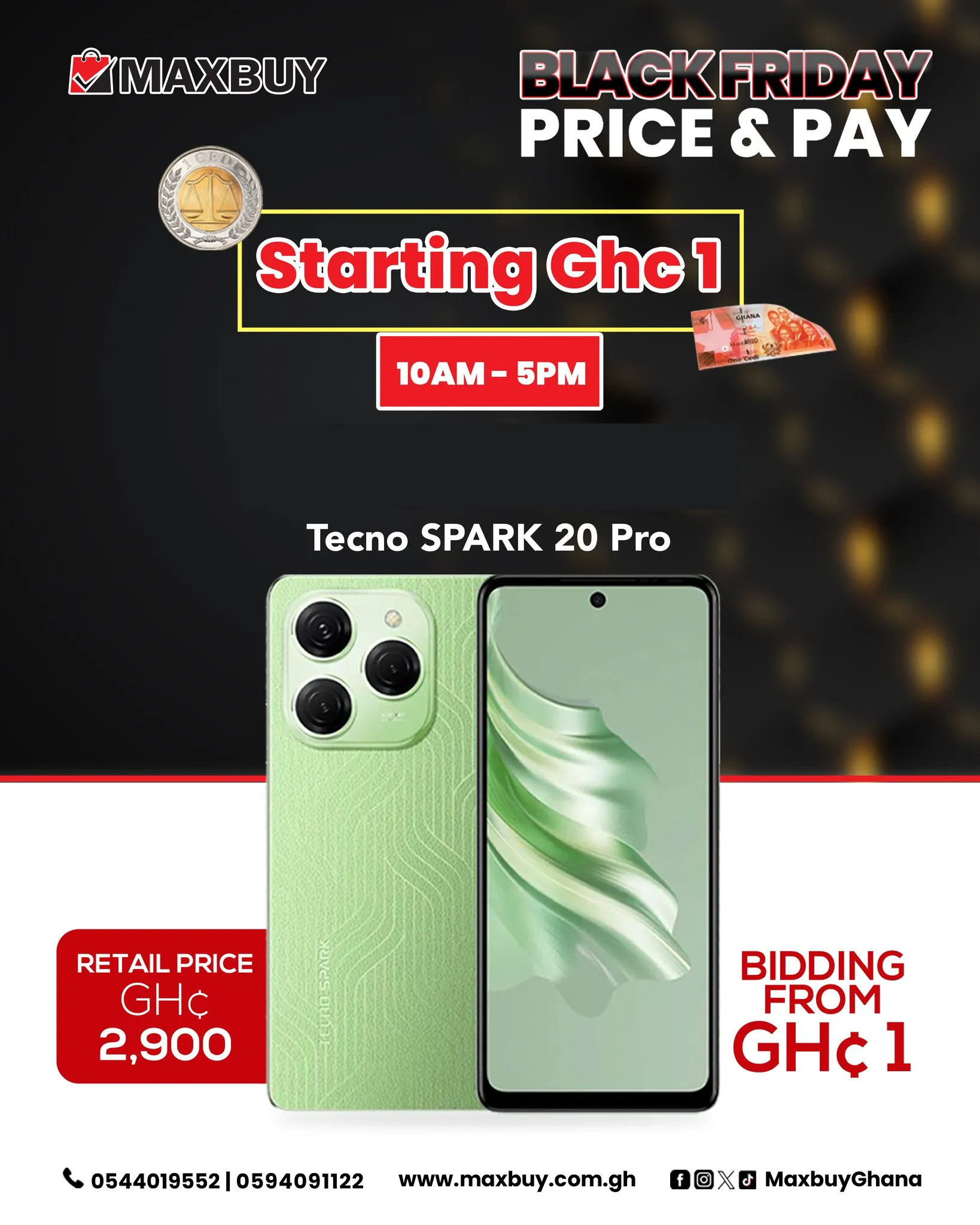 💥 Maxbuy Black Friday Deals | November 2025 | From GHS 1