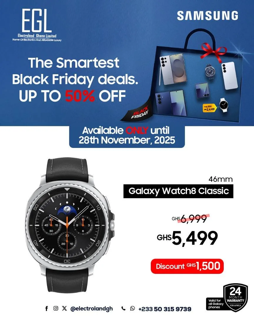 ⚡Electroland Ghana 🔥 Smart Black Friday Deals – Up to 50%