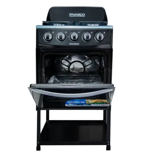 NASCO 4 BURNERS GAS COOKER OVEN - NASGC-50MO+ST-CTZ